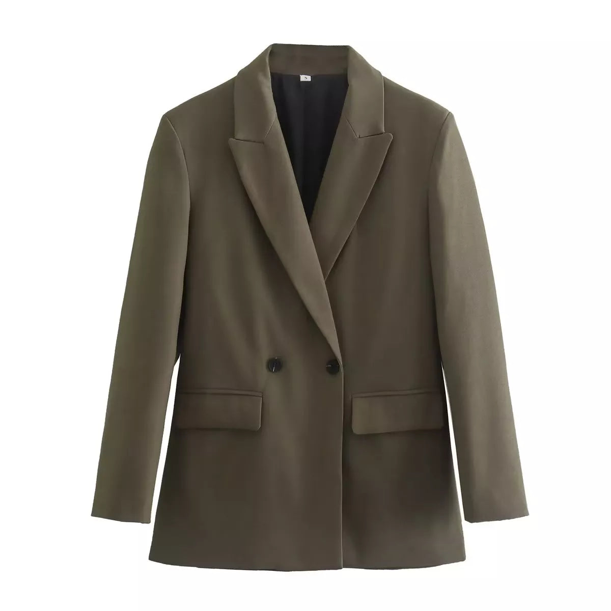 בלייזר רחב וארוך עם דש מחודד